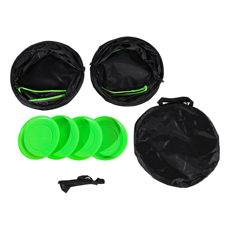 Folding Flying Disc Toss Slam Game Set